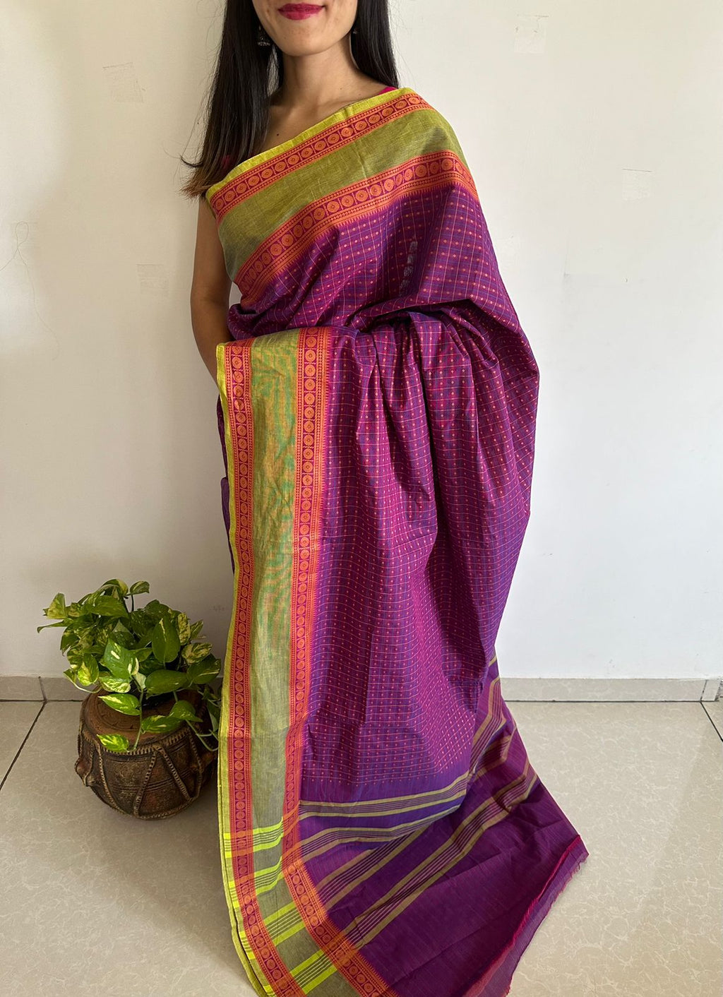 Cotton saree