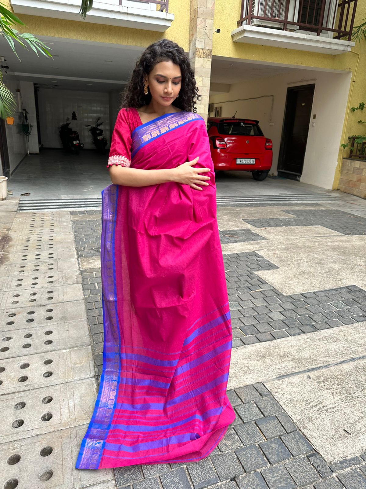 Cotton saree