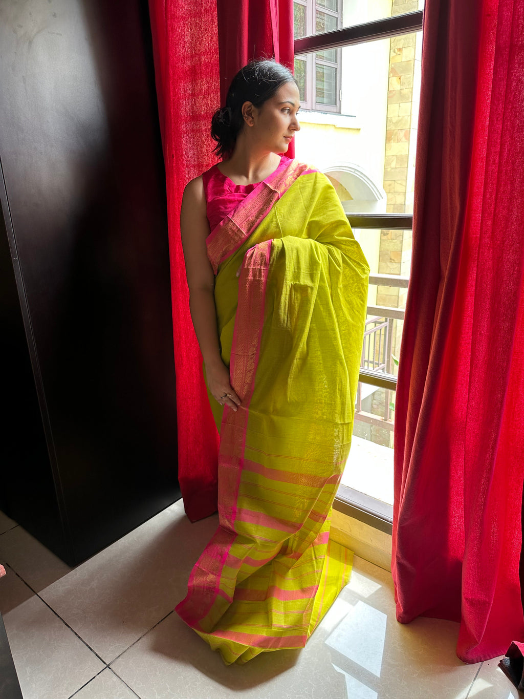 Cotton saree