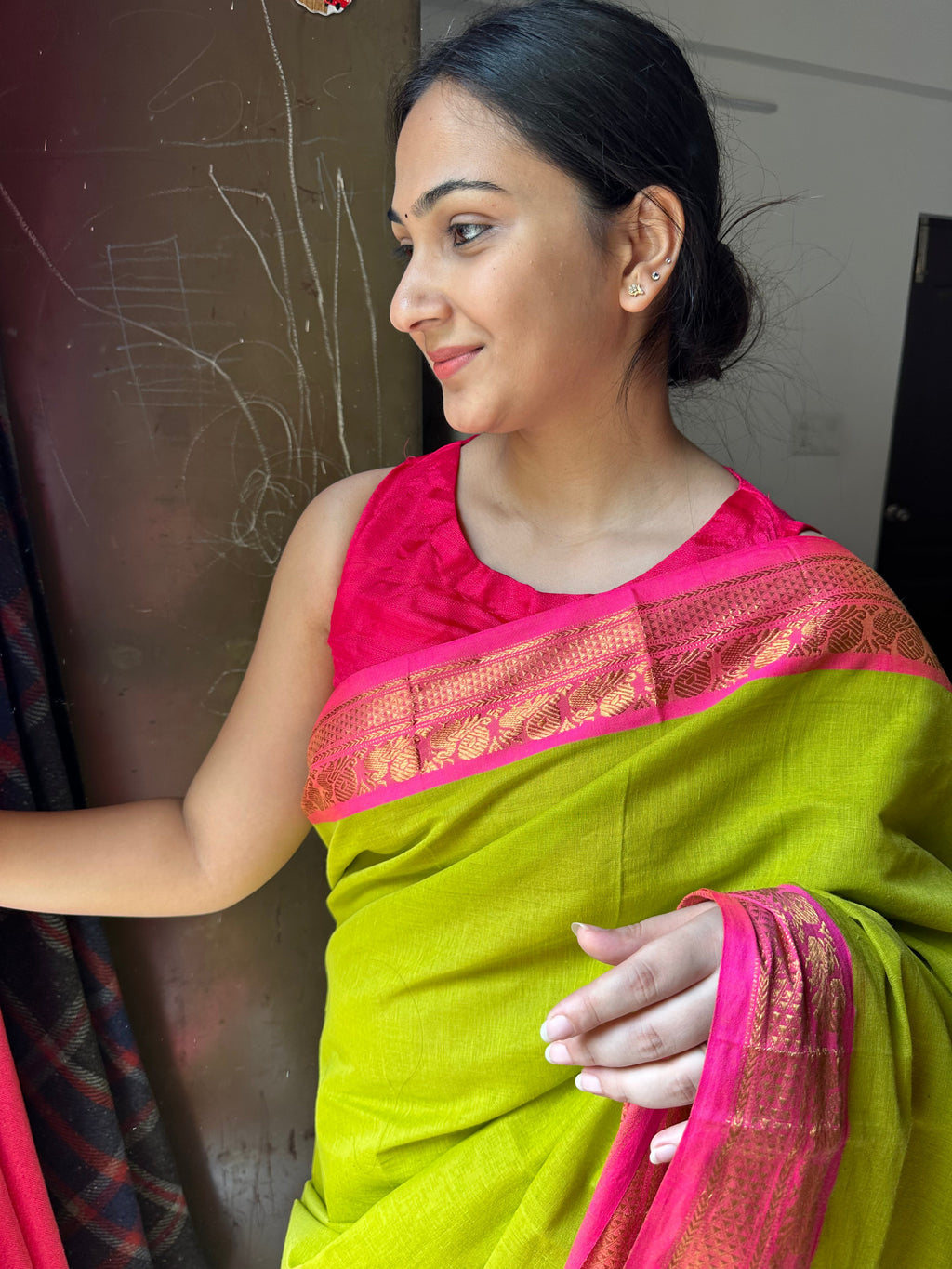 Cotton saree